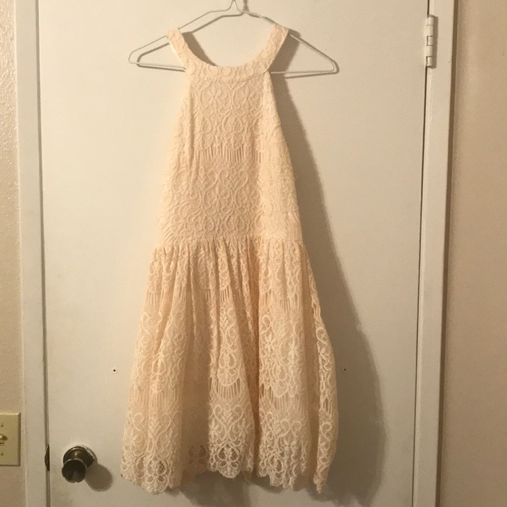 Light peach Lace Dress